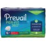 Prevail Per-Fit 360 Daily Incontinence Briefs, Unisex Adult Incontinence Briefs with Tabs, Maximum Plus Absorbency, Size 1