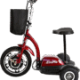 3 Wheel Electric Scooter ZooMe 300 lbs. Weight Capacity